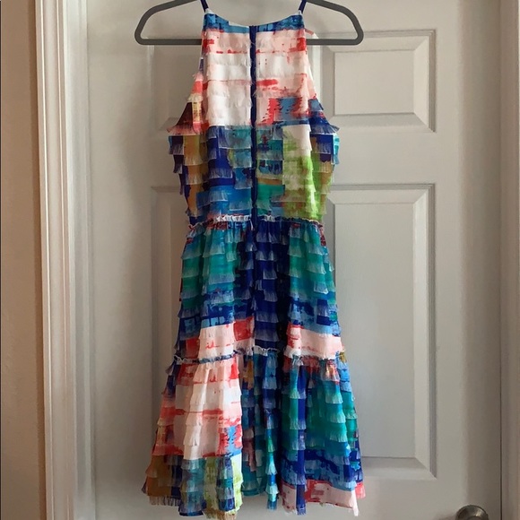 Belle Badgley Mischka NWT Fringe Dress - Picture 5 of 8